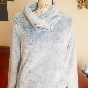 St. John's Bay Faux fur pullover with pockets